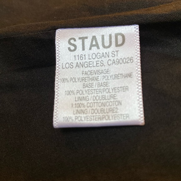 STAUD Laurel Vegan Leather Skirt - Picture 10 of 15